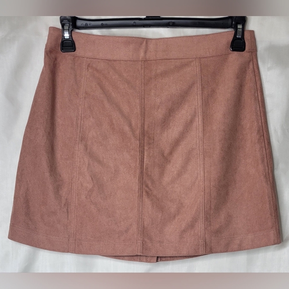 COPY - Cotton Candy suede mini skirt - Picture 2 of 5